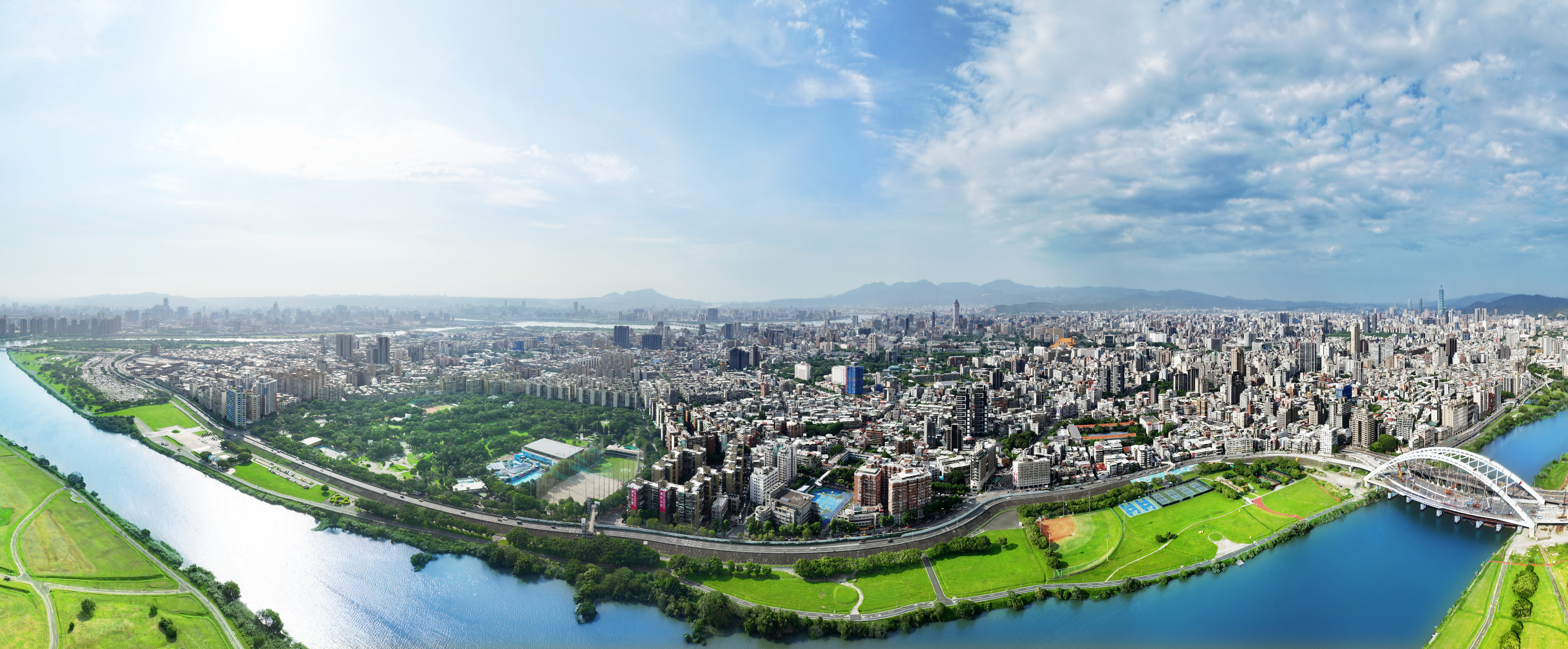 台北都市空拍照