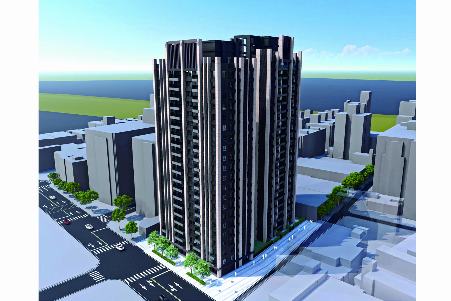 圖3、本案更新後建築模擬圖